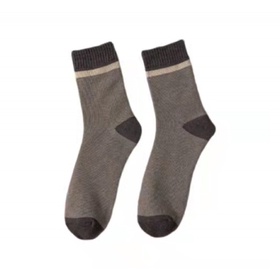 Herren Socken aus verdicktem Frottee in hellem...